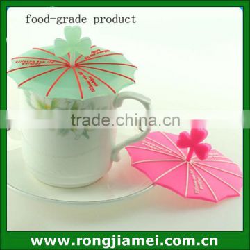 NEW High Quality silicone watertight cup mug suction lid cover cap