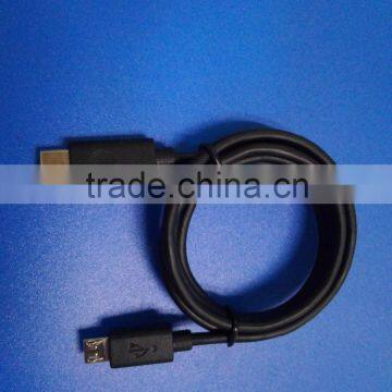 Black Usb 3.1 c to Micro 5pin Cable