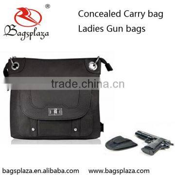 Best selling gun bag china suppliers Premium Leather Locking CCW Gun Bag lady gun bag