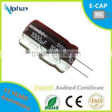 1000uF 50v 16X25 20% aluminum electrolytic capacitor