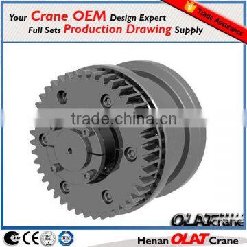 3D Design Drawing Customizable OEM steel forged gantry crane wheels