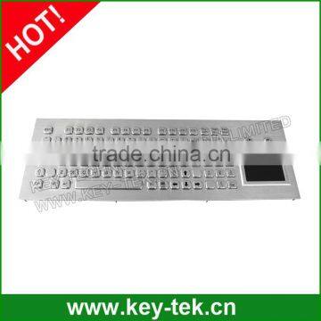 IP65 dynamic metal keyboard with touchpad numeric keypad for kiosk
