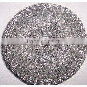 wire mesh cleaning ball/sponge for metal scourer