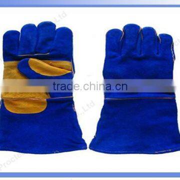 cow split leather safety working gloves welding glove leather glove