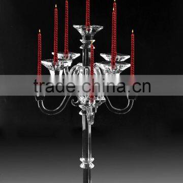 2016 Crystal Candle Candlestick WH-0036-4 for Home Decration