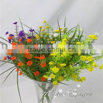 Latest beautiful plastic flowers artificial flowers bouquets for wedding party decoration