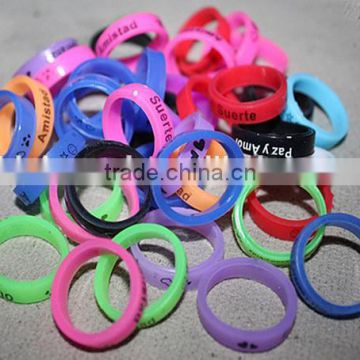 custom new style silicone ring /silicone fingger ring