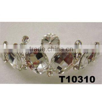 wholesale glitter big crystal tiaras for sale