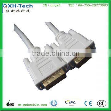 High Speed 24+1 DVI male to DVI 24+1 male cable