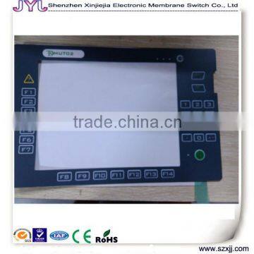 big membrane switch keypad /membrane control panel with cutout window