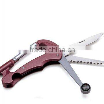 Multifunction Carabiner With Compass