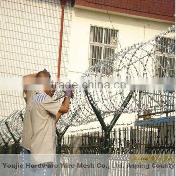 galvanized razor barbed wire hot dipped galvanized razor mesh fence