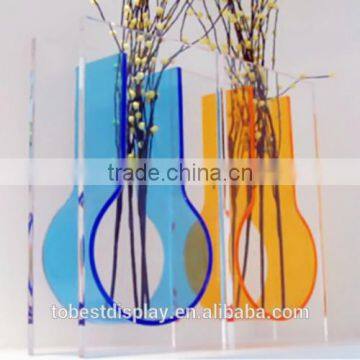 Exquisite Design Clear Acrylic Flower Pots Shenzhen Factory photo-2