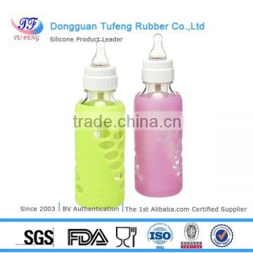 fashionable colorful heatproof resuable silicone bottle sleeve