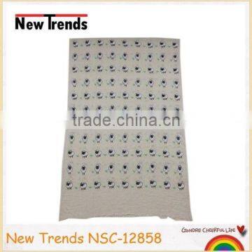 Cute sheep pattern TR cotton scarf