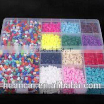 Creative educational toys, mini perler beads hama beads with assorted colors