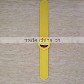 Wholesale Custom Hotsals Cute Kids Toy Plush Emoji Slap Bracelet photo-3