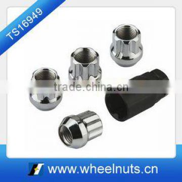 25.4mm length car locking wheels lug nuts