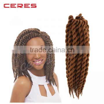 19-24 inch havana mambo twist crochet braids 12 root