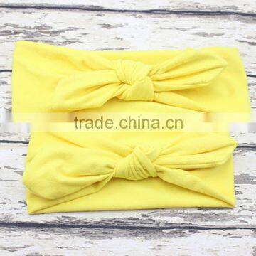 Knot Mother and Baby Plain Hair Cotton Head Band Quality Choice photo-4