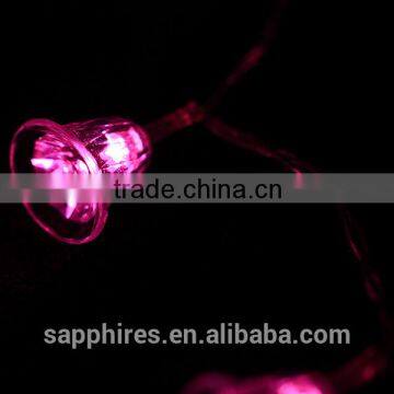 10L red LED lights with bells