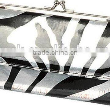 Black and white and decorative pattern wallet