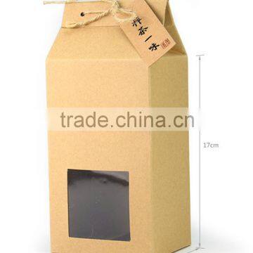 Eco-friendly Kraft Paper Empty Tea Box for Gift photo-2