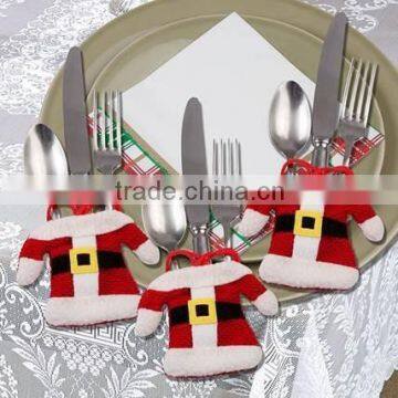 Santa Christmas Silverware Holder Pocket