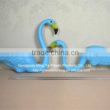 Plastic Blue Flamingo Figurine Garden Ornaments Garden Yard Lawn Art Ornament Wedding Ceremony Decoration With 31" Height photo-6