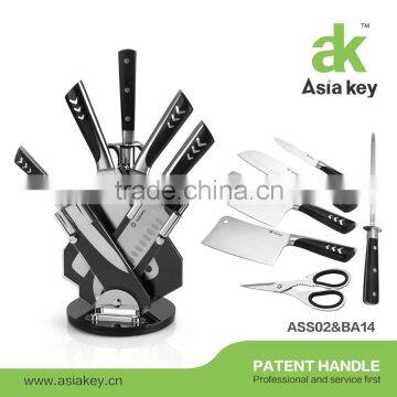 Guaranteed Factory 7 Pcs Stainless Steel Knife Set With Acrylic Block