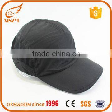 China Factory Wholesale Promo Cap Polyester Black Vintage Sports Cap photo-3