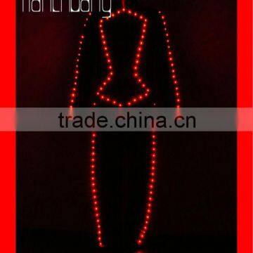 RF Remote stage LED light up dress 2016 hot