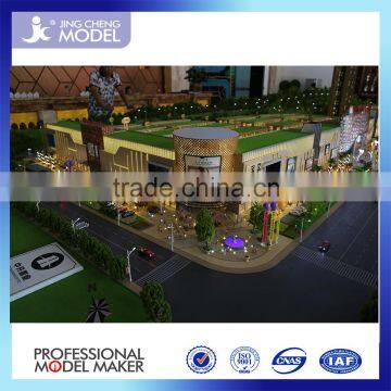 Residencel and Commercial building architectural house model with led lighting effect