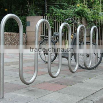 2012 Latest Stainless Steel 9 Waves Bike Rack