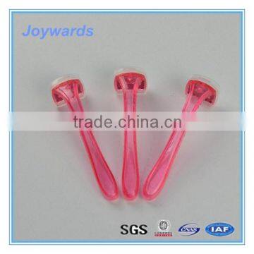 Plastic handle custom hotel women razor