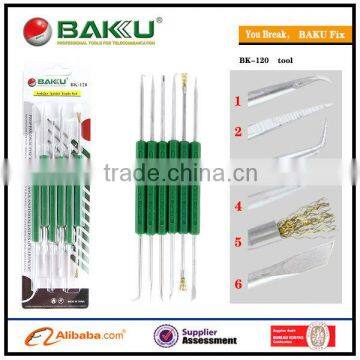 High quality BAKU BGA Soldering Aid Tool solder assist repairing tools Set (6 in 1) BK-120