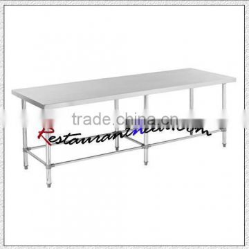 S015 Stainless Steel Working Bench With Stainless Steel 6 Legs