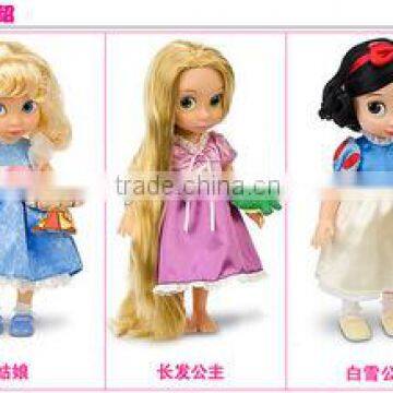 custom make OEM design plastic doll toys,customized 3d plastic doll with OEM design