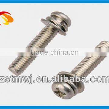 Kitchen and toilet pan head combine screw
