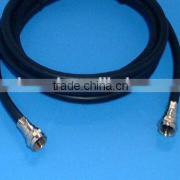 Economic TV Satellite Antenna Cable F male to F male Crimping type for RF TV connection