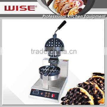 Hot Selling Durable Thick Round Waffle Maker Commercial Kitchen Equipment