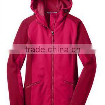 Ladies Gradient Hooded Soft Shell Jacket