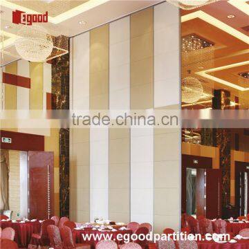 Folding with top hung roller sliding folding partition wall