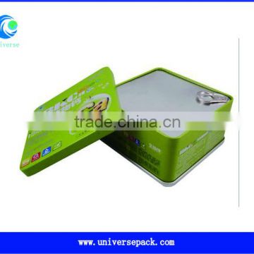 Customized Wholesale Metal Food Boxes Green Box Iron For Packing