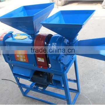 combined of rice milling and grain crusher machine