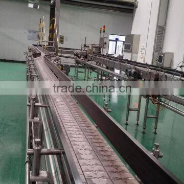 High Friction Slat Chain Conveyor Line With Anti-slip Rubber for Uplifting Material Handling photo-4