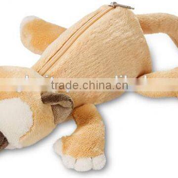 2015 Custom Plush Animal Shape Pencil Case,Plush Animal Pencil Case