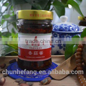 Delicious Seaoning Shiitake Paste with glass bottle for cooking