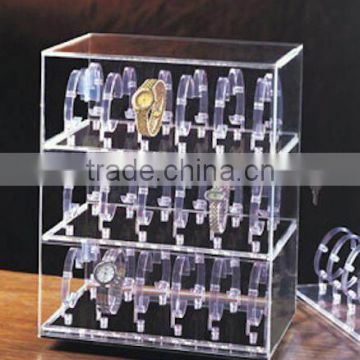 acrylic watch spinner display case