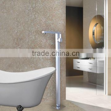 Fancy Simple Design Chrome Freestanding Bathtub Tap